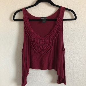 Red Crop Top